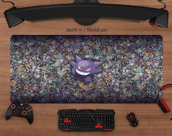 Gengar Desk Mat | Anime Gaming Mouse Pad