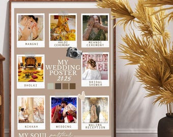 Poster personnalisé Boîte d'allumettes pour mariage | Cadeau souvenir romantique vintage pour lui (téléchargement numérique)