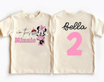 I'm This Many Minnie Birthday Shirt, Minnie Mouse Party, Disney Birthday Shirt, 3rd Birthday Shirt, Disneyland Trip, Birthday Princess Shirt