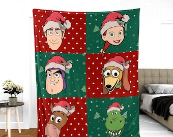 Toy Story Christmas 2025 Blanket, Custom Disneyland Christmas Cozy Blanket, Toy Story Blanket Gift