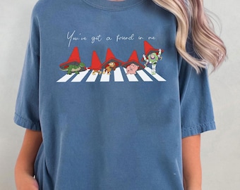 Comfort Colors® Toys Crossing T-Shirt, Toy Story Shirt, Retro Disney Toy Story Tee, Toy Story Character Shirt, Disney Family Trip Tees