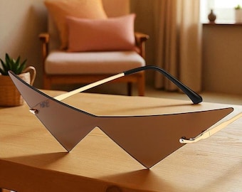 Gafas de sol de disfraz de Gurren Lagann, gafas de sol de anime únicas, regalo de Halloween, disfraz de cosplay genial, accesorios para festivales, regalo para un amigo.