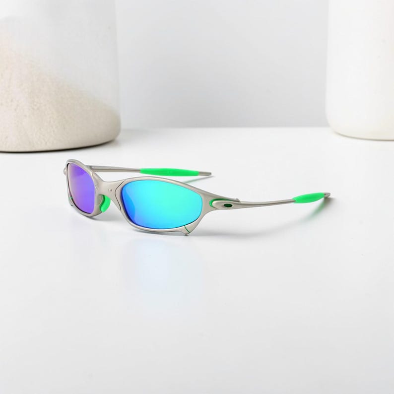 Biker Sunglasses for Men and Women, Sport Wrap Sunglasses, Red Mirror Lens Cycling Glasses, Unisex Outdoor Riding Shades, Outdoor Goggles Blue 2