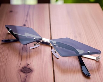 Gafas de sol de anime únicas, regalo de Halloween, gafas de sol con un divertido disfraz de Evelynn, disfraz de cosplay genial, accesorios para festivales, regalo para novia.