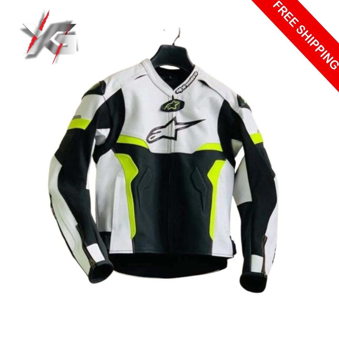 ALPINESTARS Celer Black White Yellow Fluo Jacket Moto Jacket