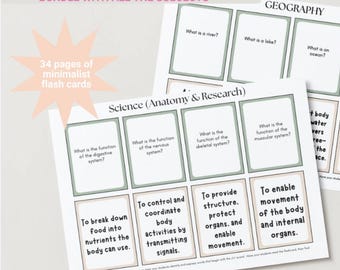 CC Challenge A Flashcards Printable PDF file & Editable on Canva Instant Download Basic Knowledge Trivia cards easy CC Director printable