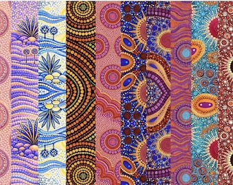 Textured Native Australian Aboriginal Seamless Patterns Digital Paper Tribal Indigenous Fabric Textile Designs BUNDLE of 11 High Quality PNG