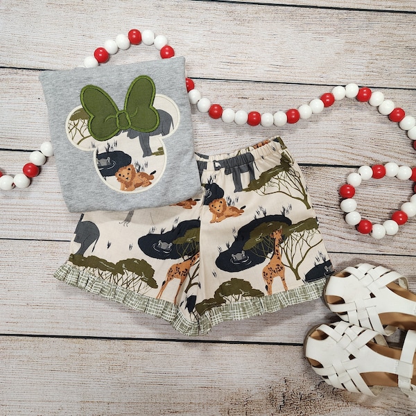 Animal Kingdom Toddler Outfit Etsy