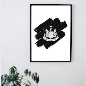 Newcastle United Digital Poster Print