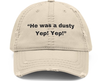 Vintage Distressed Dad Hat, Funny Embroidered Cap for Men & Women, Casual Outdoorwear,