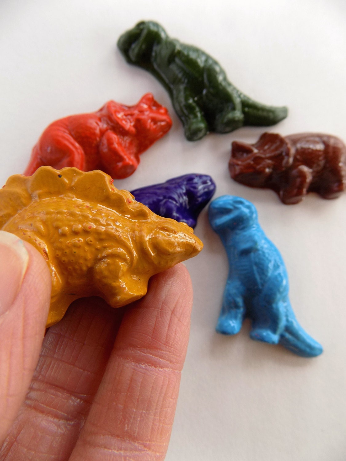 Dinosaur CRAYONS Natural Crayons Dinosaur Gift Dinosaur Etsy