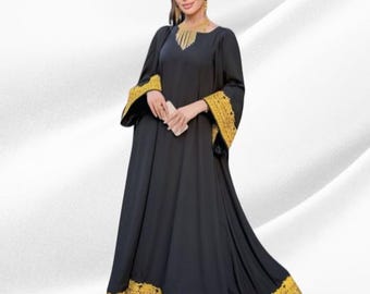 Vestido afgano artesanal con bordados intrincados / Diseño Charma brillante / Vestido tradicional de fiesta y boda