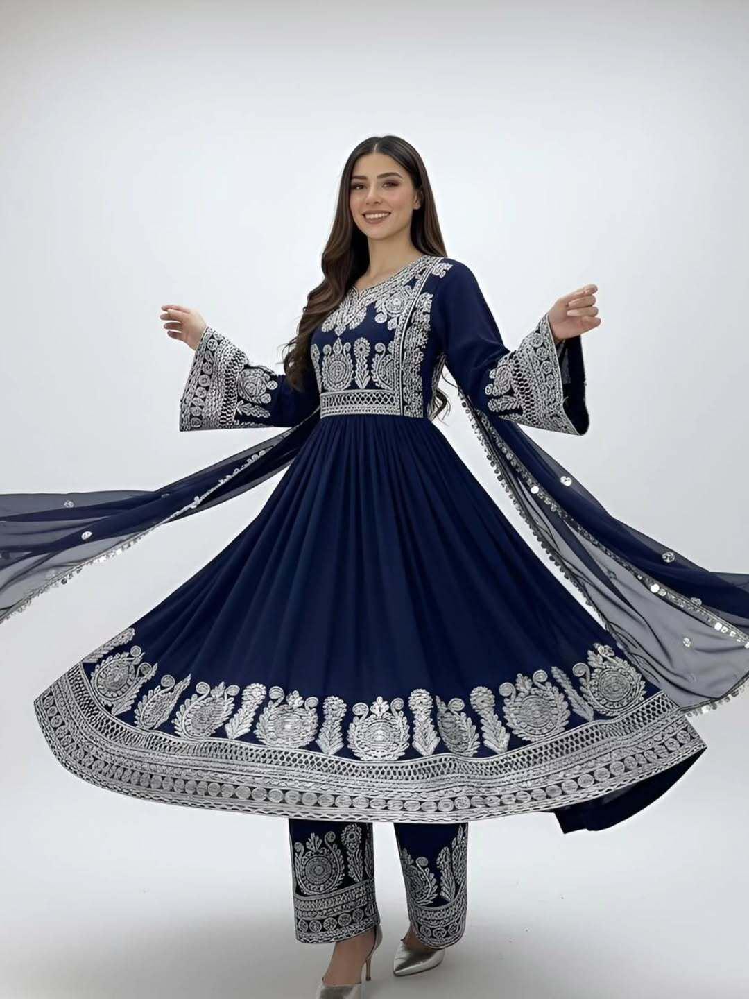 Blue Afghan Dress - Etsy