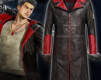 Devil May Cry 5 Black Long Coat | DMC Hooded Trench Coat Cosplay Costume
