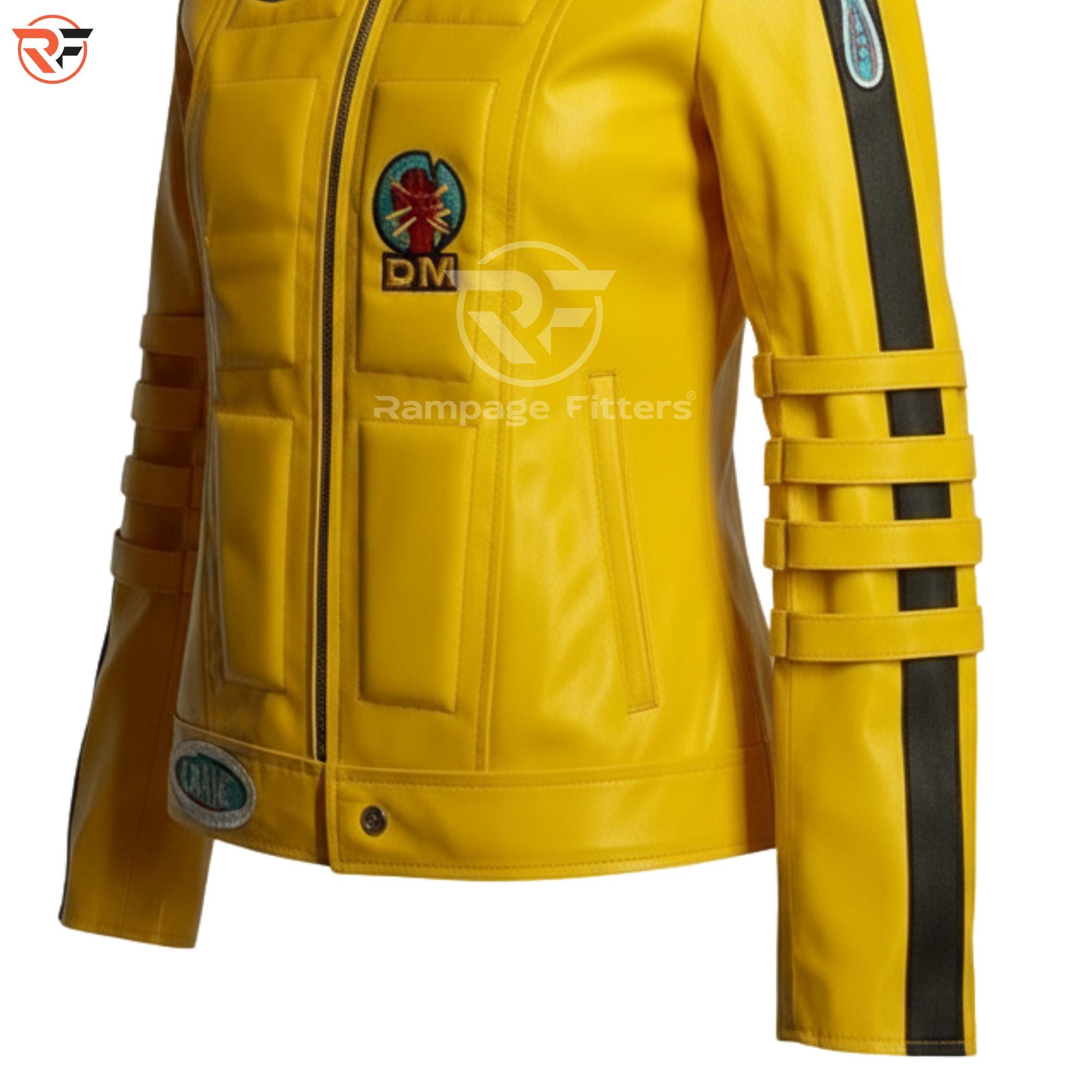 Kill Bill Yellow Leather Suit | the Bride Cosplay Costume