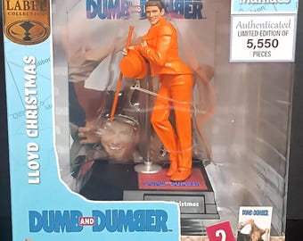 Dumb and Dumber statuette PVC Movie Maniacs Lloyd Christmas Gold Label McFarlane