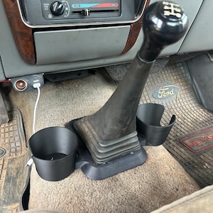 3D Printed cup holder for 1989-1992 ford ranger with 5 Speed Manual