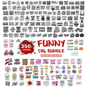 Funny SVG Bundle, Funny Png, Sarcastic Quotes Svg, Sarcasm Svg, Sarcastic Clipart, Sarcastic Sayings Svg, Funny Shirt Designs