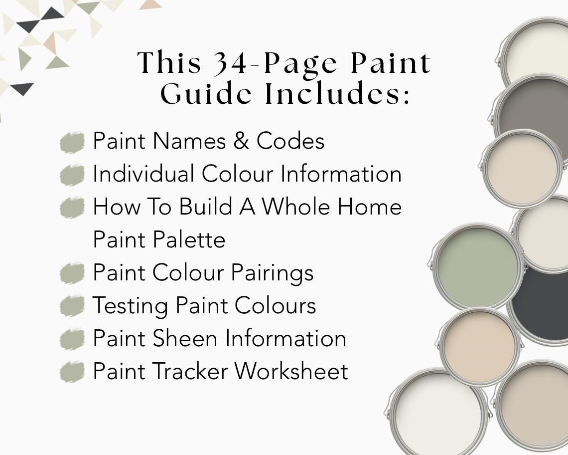 Modern Farmhouse Paint Color Guide | Whole Home Neutral Palette ...