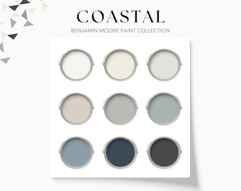 Coastal Home Paint Palette | Benjamin Moore Color Guide (PDF)