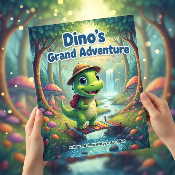 Dino Grand Adventure | Kids Story Book | Dinosaur Learning Adventure for Children | Bravery, Teamwork & Friendship Story for Kids