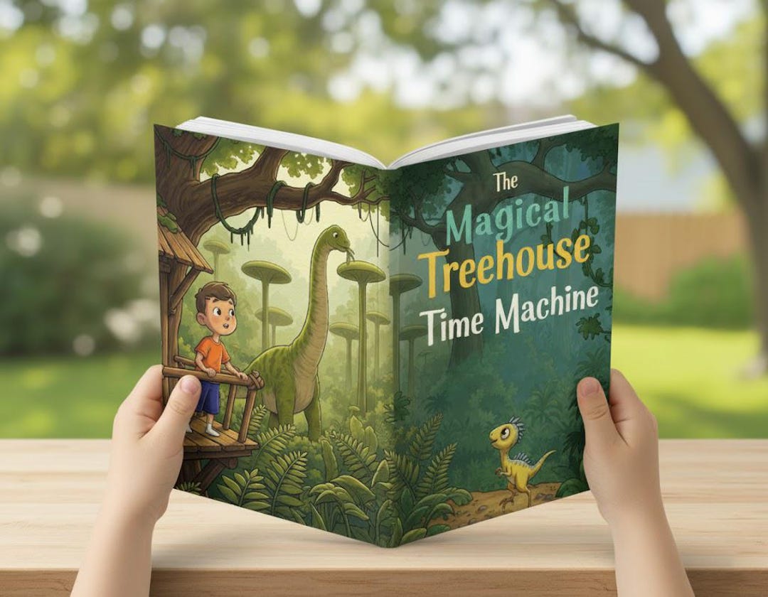 The Magical Treehouse Time Machine | Kids Bedtime Book | Digital ...