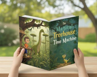 The Magical Treehouse Time Machine | Kids Bedtime Book | Digital Download PDF