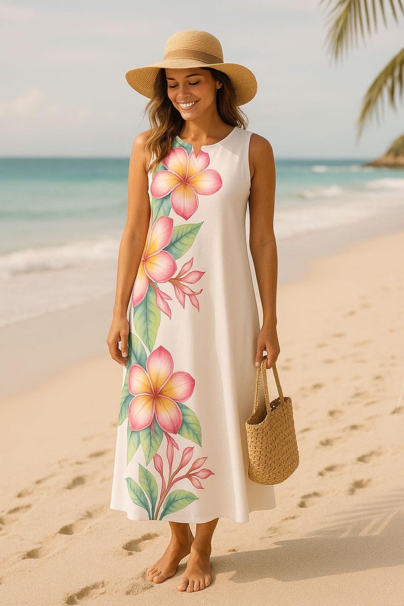 Island Floral Maxi Dress