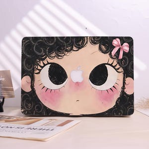 Coque rigide personnalisée MacBook avec dessin animé mignon pour MacBook Pro 13 14 15 16 Air 13 15 pouces toute nouvelle coque pour ordinateur portable MacBook M2 M3