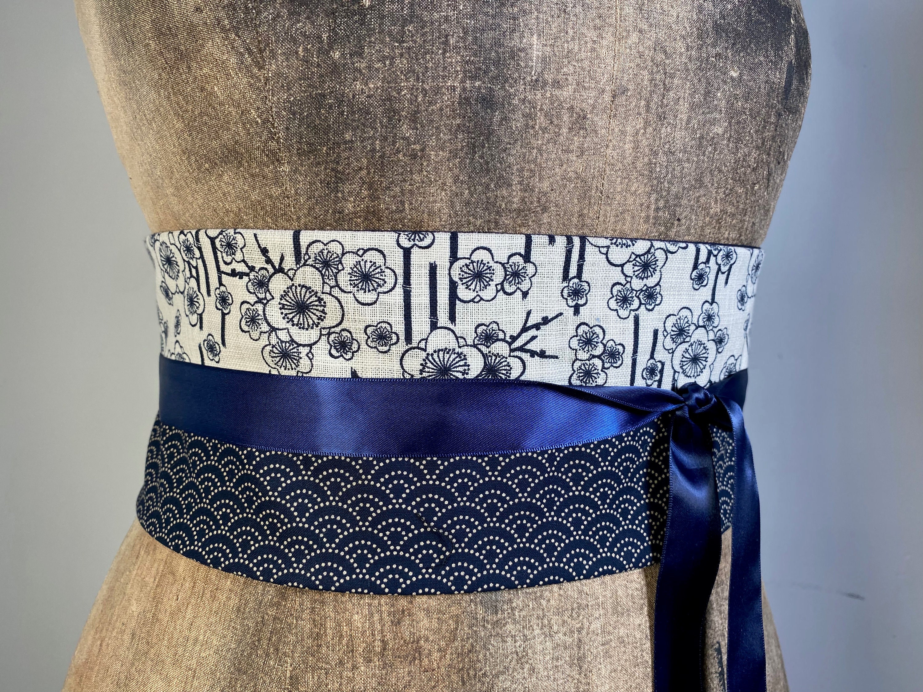 BLUE OBI BELT 