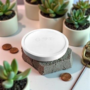 Personalized Stone Powder Ring Dish: Custom Laser Engraved Jewelry Tray