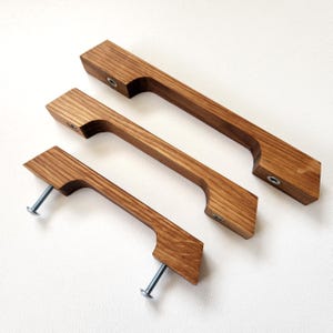 Wooden drawer pulls, cabinet handles, closet handles, dresser handles, cabinet hardware