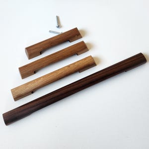 Wooden cabinet handles, kitchen cabinet pulls, wood drawer handles, wardrobe pulls, modern wood  dresser handles