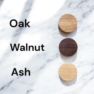 Wood Cabinet Knobs for Dresser Drawers (1-9/16" inches / 40mm Diameter)
