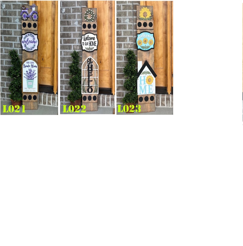 Peut inclure: Panneau de bienvenue en bois avec &eacute;l&eacute;ments d&eacute;coratifs. Le panneau pr&eacute;sente un v&eacute;lo, le mot "welcome" et un motif de lavande. Le panneau est en bois et a un aspect rustique. Le panneau est con&ccedil;u pour une utilisation en ext&eacute;rieur.