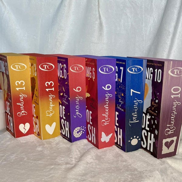 Boys of Tommen Series by Chloe Walsh | Hand Sprayed Edges | Bookish Gift