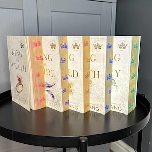 Kings of Sin Series by Ana Huang – Custom Hand Sprayed Edges (UK Paperback Editions)