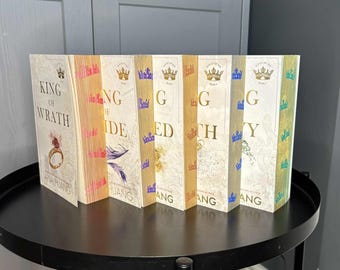 Serie "Reyes del Pecado" de Ana Huang: Bordes pintados a mano (Ediciones de bolsillo del Reino Unido)