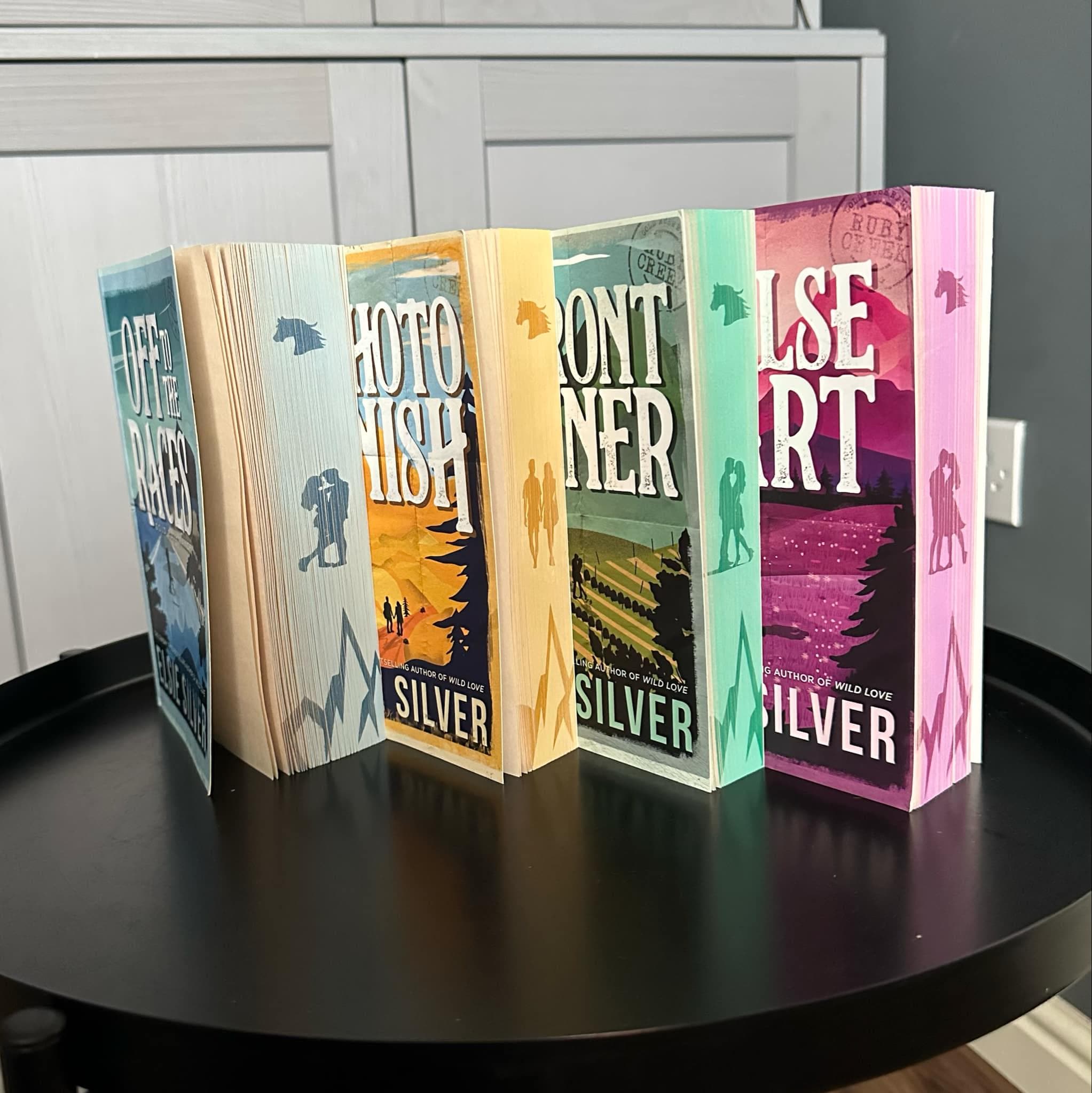 Gold Rush Ranch Book Series by Elsie Silver: Hand-Sprayed Edges