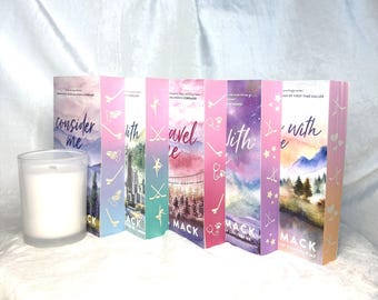 Serie Playing for Keeps de Becka Mack / Bordes rociados personalizados / Libro de bolsillo del Reino Unido