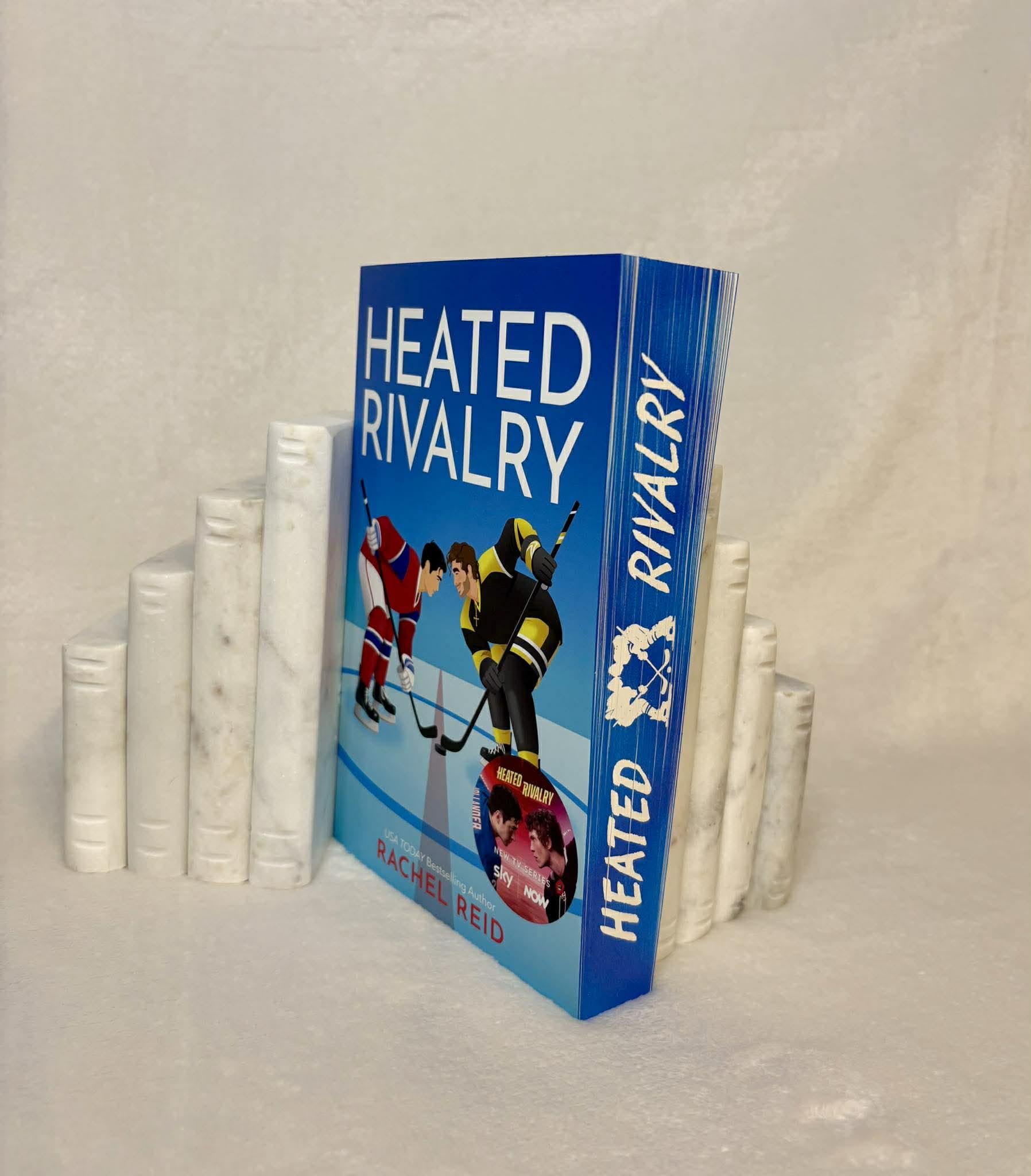 Heated Rivalry Sprayed Edges Heated Rivalry & the Long Game by Rachel Reid | Hand Sprayed Edges ...