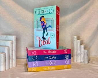Off-Campus Serie von Elle Kennedy | Benutzerdefinierte Hand gesprüht Kanten | UK Taschenbücher