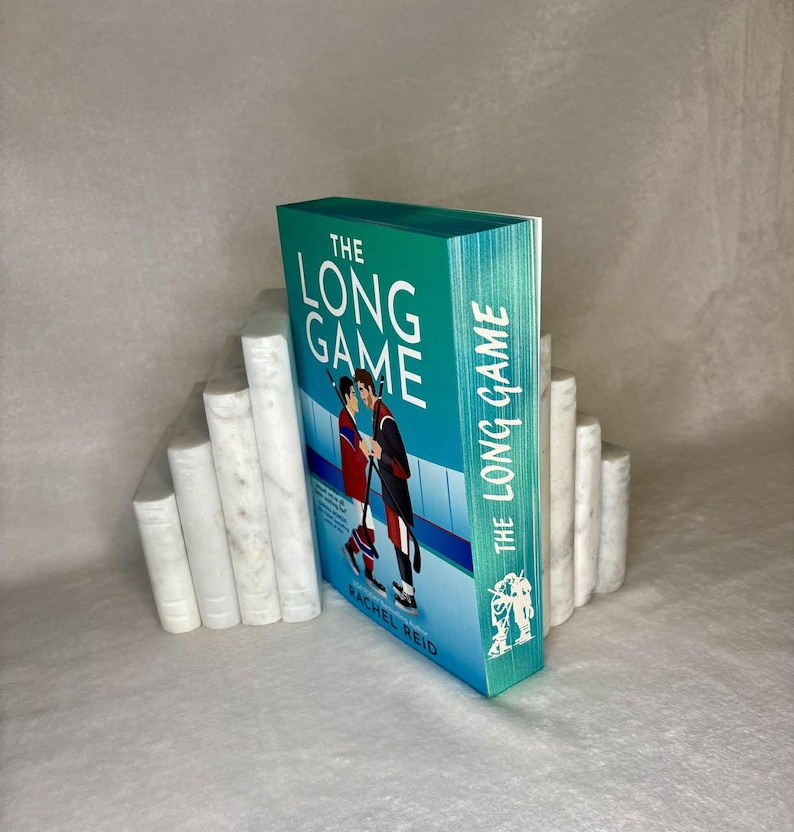 Heated Rivalry Sprayed Edges Heated Rivalry & the Long Game by Rachel Reid | Hand Sprayed Edges ...