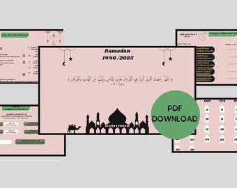 Plan Your Ramadan 2025 with Our Calendar – English & Arabic PDF
