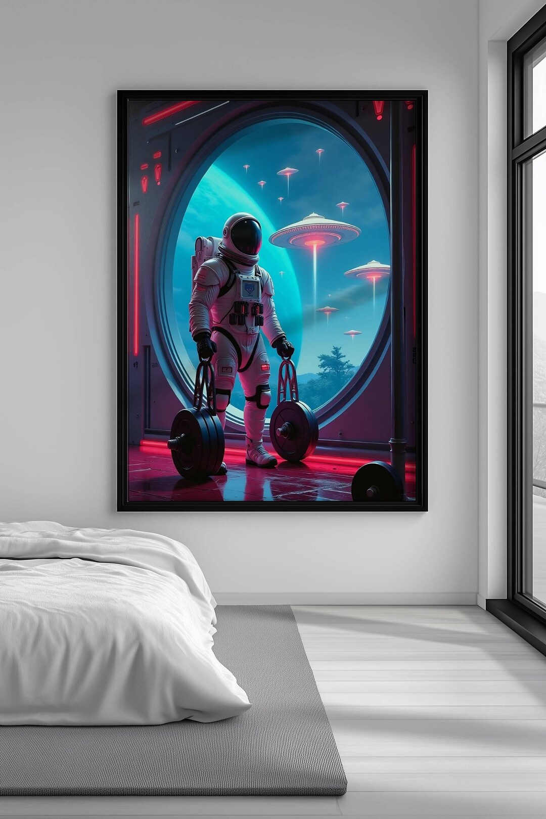 Astronaut Printable Wall Art Space Theme, Kids Room Decor, Poster for ...