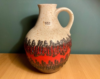 ヴィンテージ Walter Becht Fat Lava Vase Modell G4 – Westdeutsche