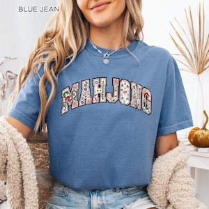 Mahjong-tröja, Mahjong-älskare-t-shirt, spelkvällsgrafik-tröja, rolig Mahjong-spelare-tröja, kakelspelsentusiast unisex presenttröja bild 17