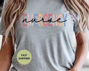 Nurse Appreciation T-Shirt | Emergency Nurse Tee | Perfect RN Gift | Nursing Shirt for Registered Nurses
