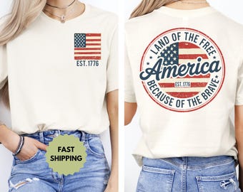 Amerika Flaggen Shirt, 4. Juli TShirt, Retro USA T-Shirt, Stern Amerikanisches Grafik T-Shirt, Retro USA Shirt, Rot, Weiß und Blau, Unabhängigkeitstag