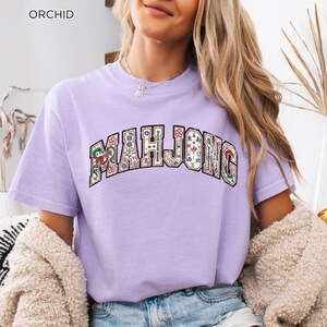 Mahjong-tröja, Mahjong-älskare-t-shirt, spelkvällsgrafik-tröja, rolig Mahjong-spelare-tröja, kakelspelsentusiast unisex presenttröja bild 8